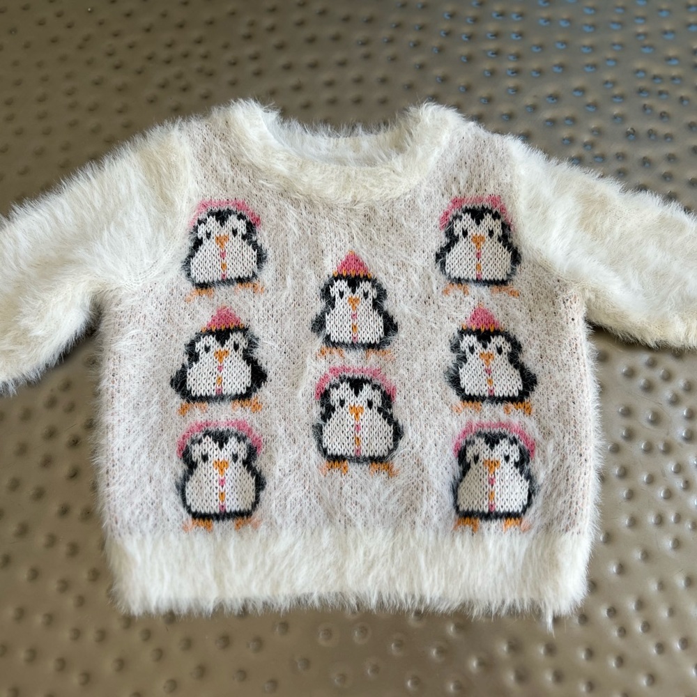 Tucker and Tate penguin holiday sweater!